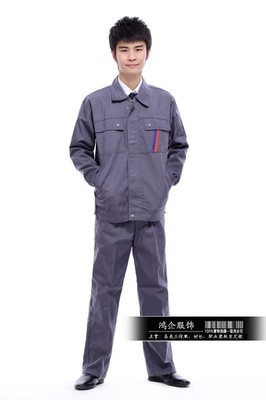 【工作服 套裝 男 工廠工程服制服 勞保服裝汽車維修工作服】價格,廠家,圖片,制服、工作服,廣州鴻企服飾-