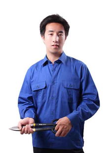 定制夏季長袖勞保服 工作服定做 訂做工衣廠服工裝價格 廠家 圖片